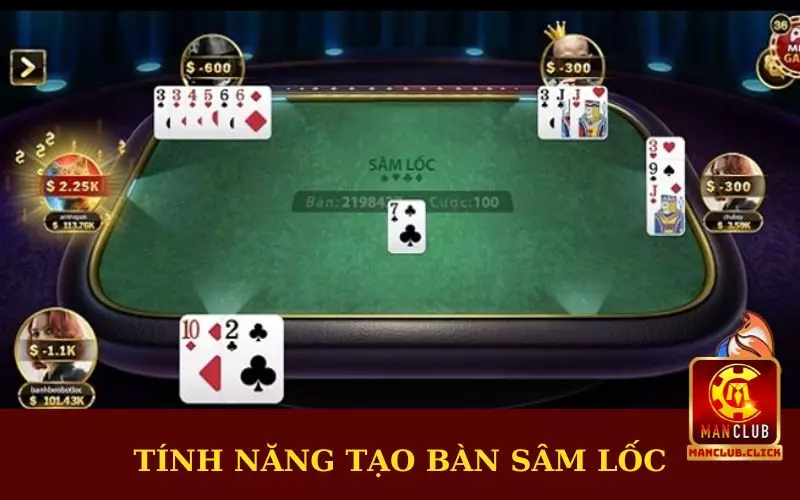 choi-sam-loc-doi-thuong-tinh-nang-tao-ban Chơi Sâm Lốc Đổi Thưởng - Luật Lệ Chi Tiết Tại Manclub